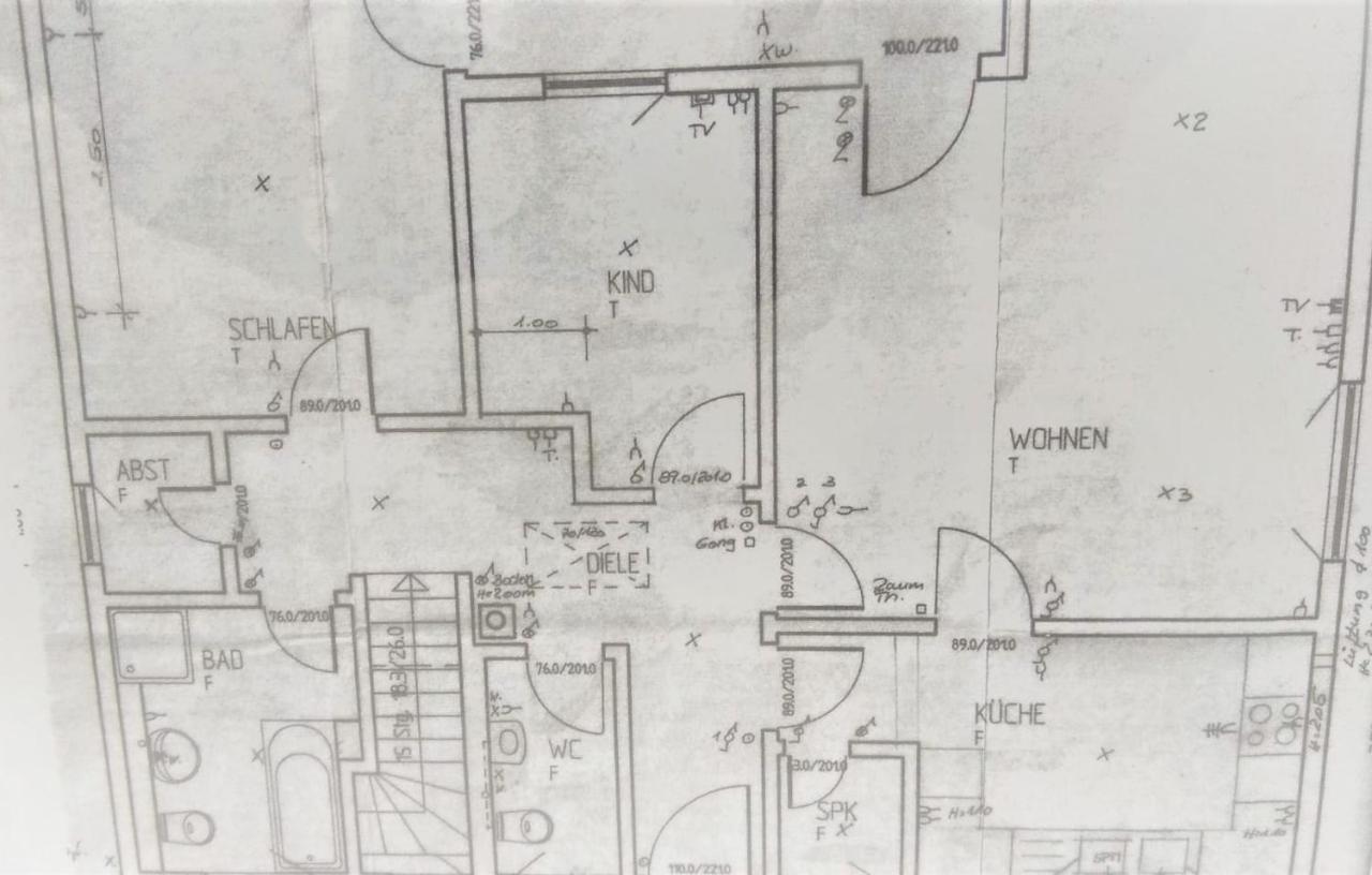 Ferienwohnung Zum Maerchenwald Bergfreiheit Dış mekan fotoğraf